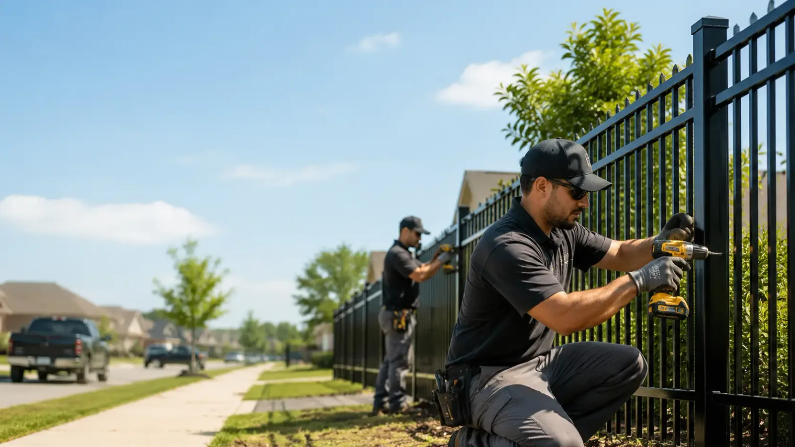 Metal Fence Installation in Nellis, WV